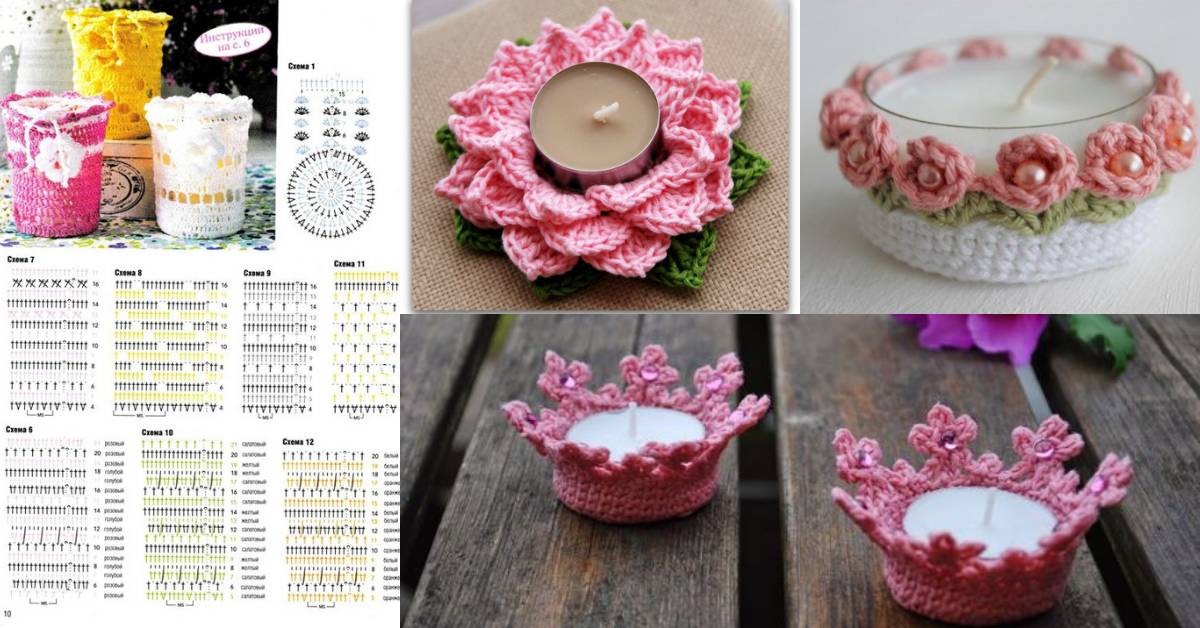 30 Crochet Tea Light Holder Patterns Image