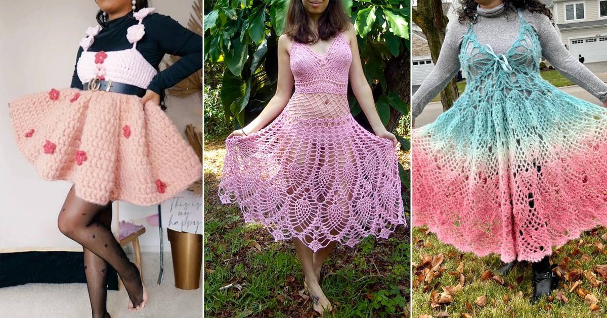 37 Easy Crochet Dress Patterns Image