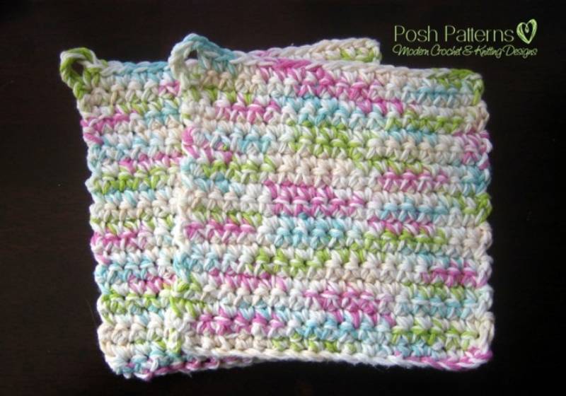 36 Crochet Hot Pads Patterns Image