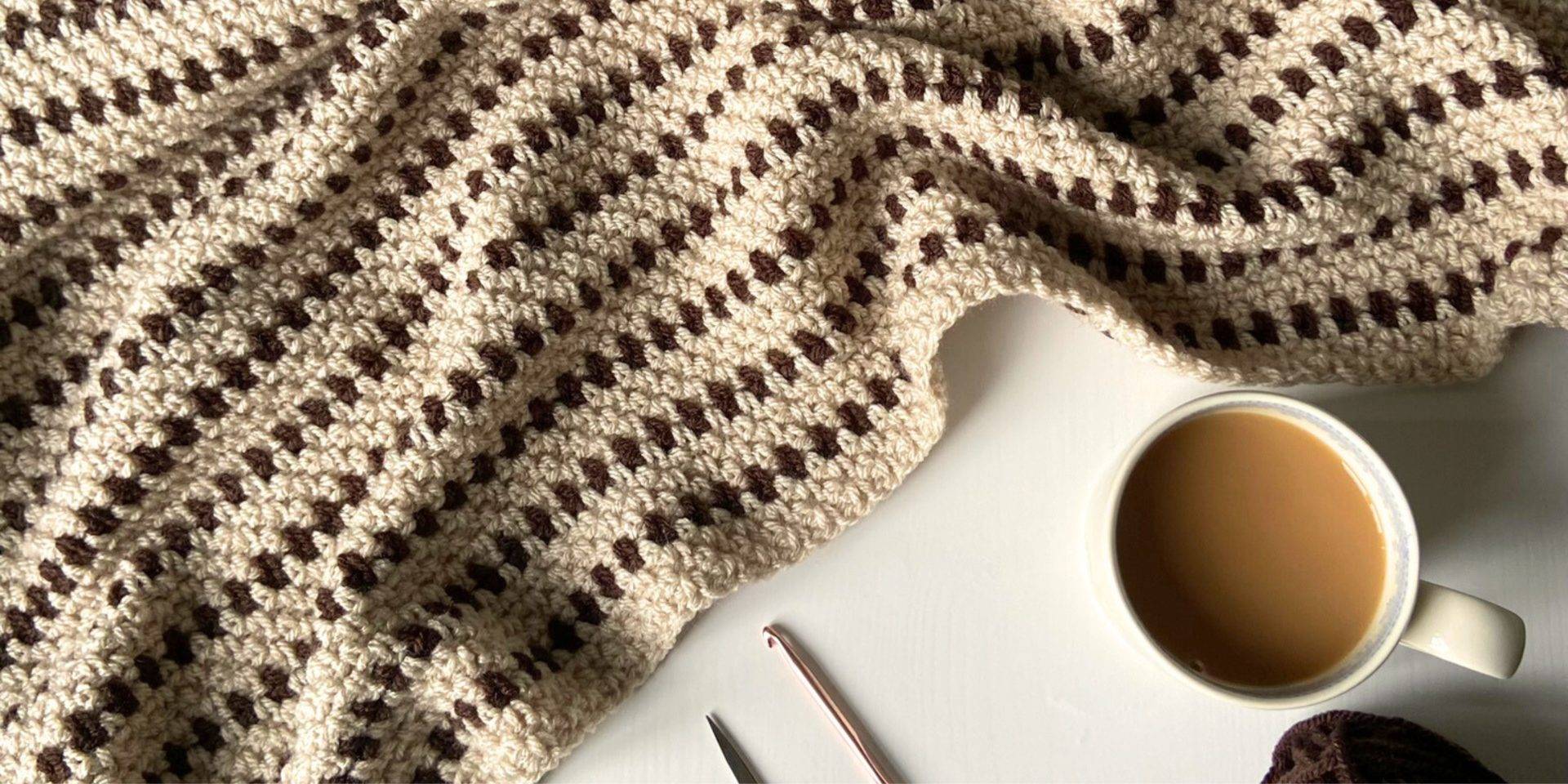 25 Moss Stitch Blanket Patterns Image