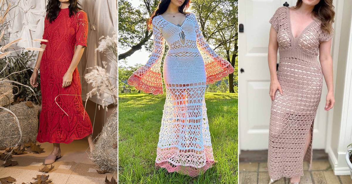 37 Easy Crochet Dress Patterns Image