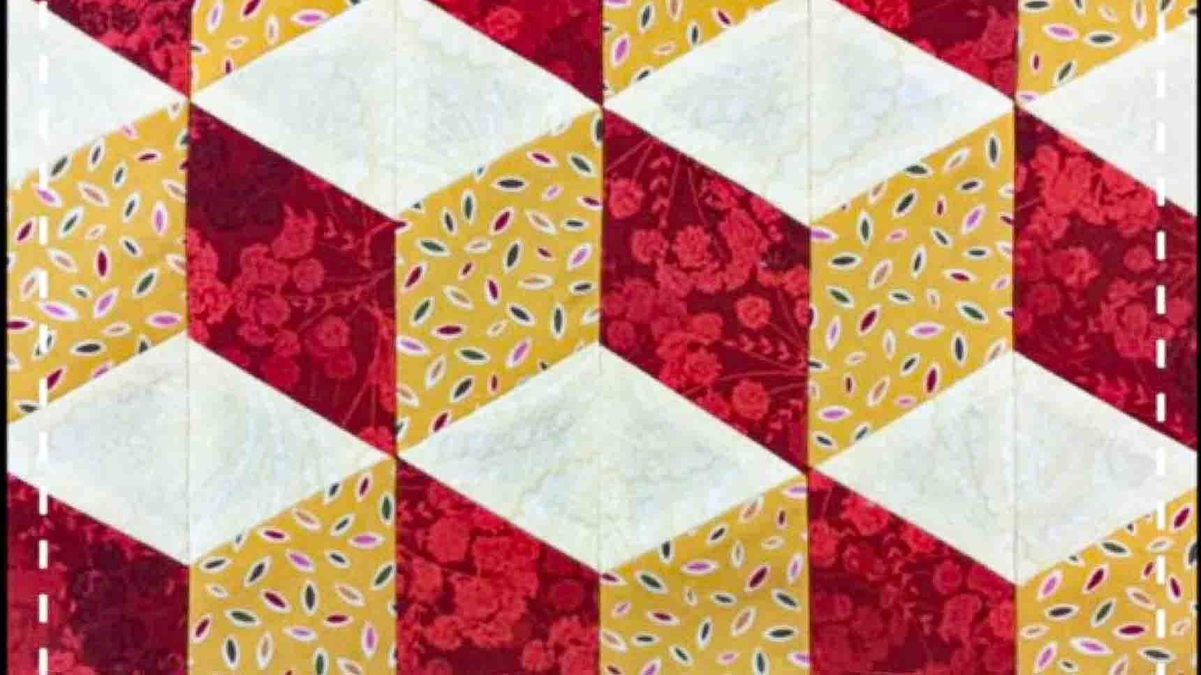 27 EPP Quilt Patterns Tumbling Blocks Image