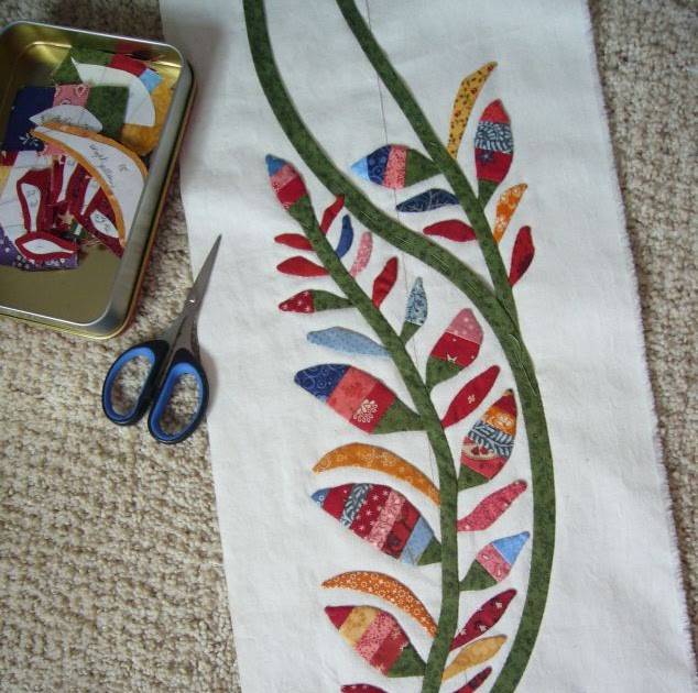 9 Applique Vines and Flowers Image