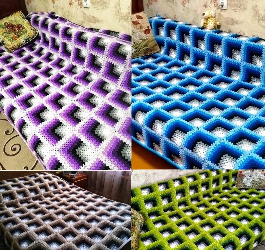 33 Two Tone Crochet Blanket Patterns Image