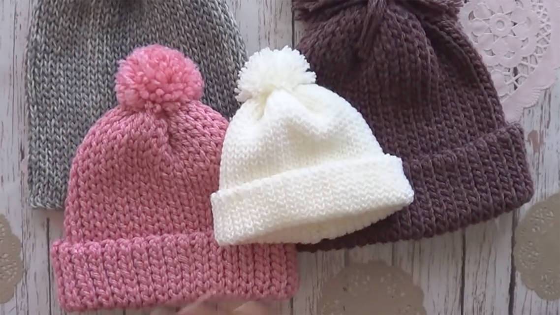 32 Easy Crochet Newborn Beanie Patterns Image