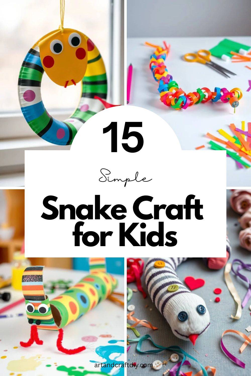 29 Snake Crafts for Kids Ideas Image