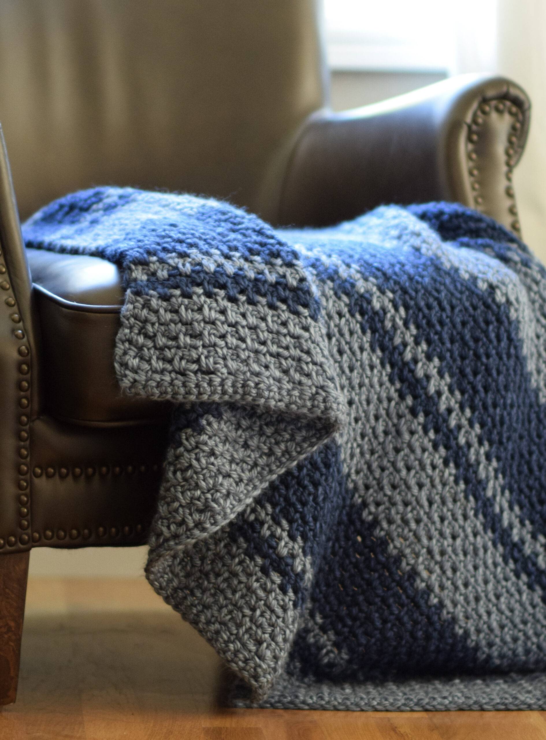 25 Moss Stitch Blanket Patterns Image