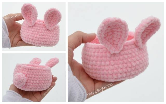 37 Crochet Easter Basket Patterns Image