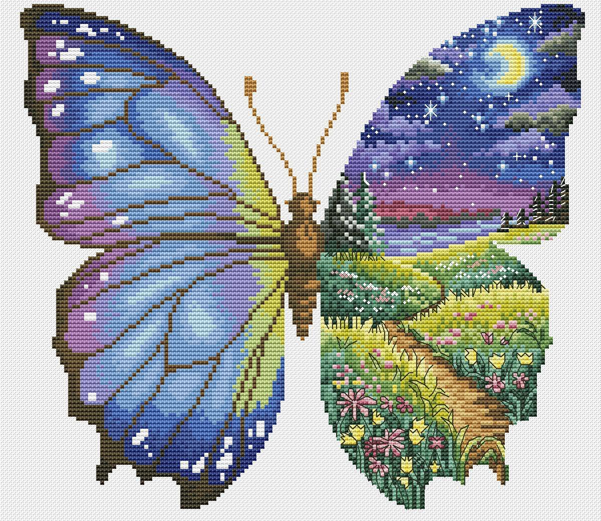 17 Butterfly Cross Stitch Patterns Image