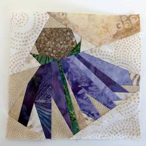 6 Coneflower Applique Patterns Image