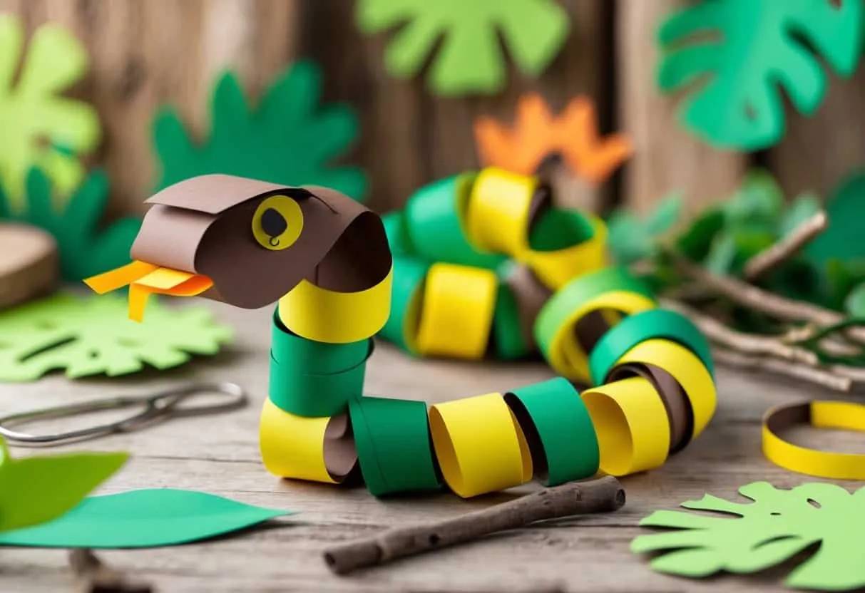 29 Snake Crafts for Kids Ideas Image