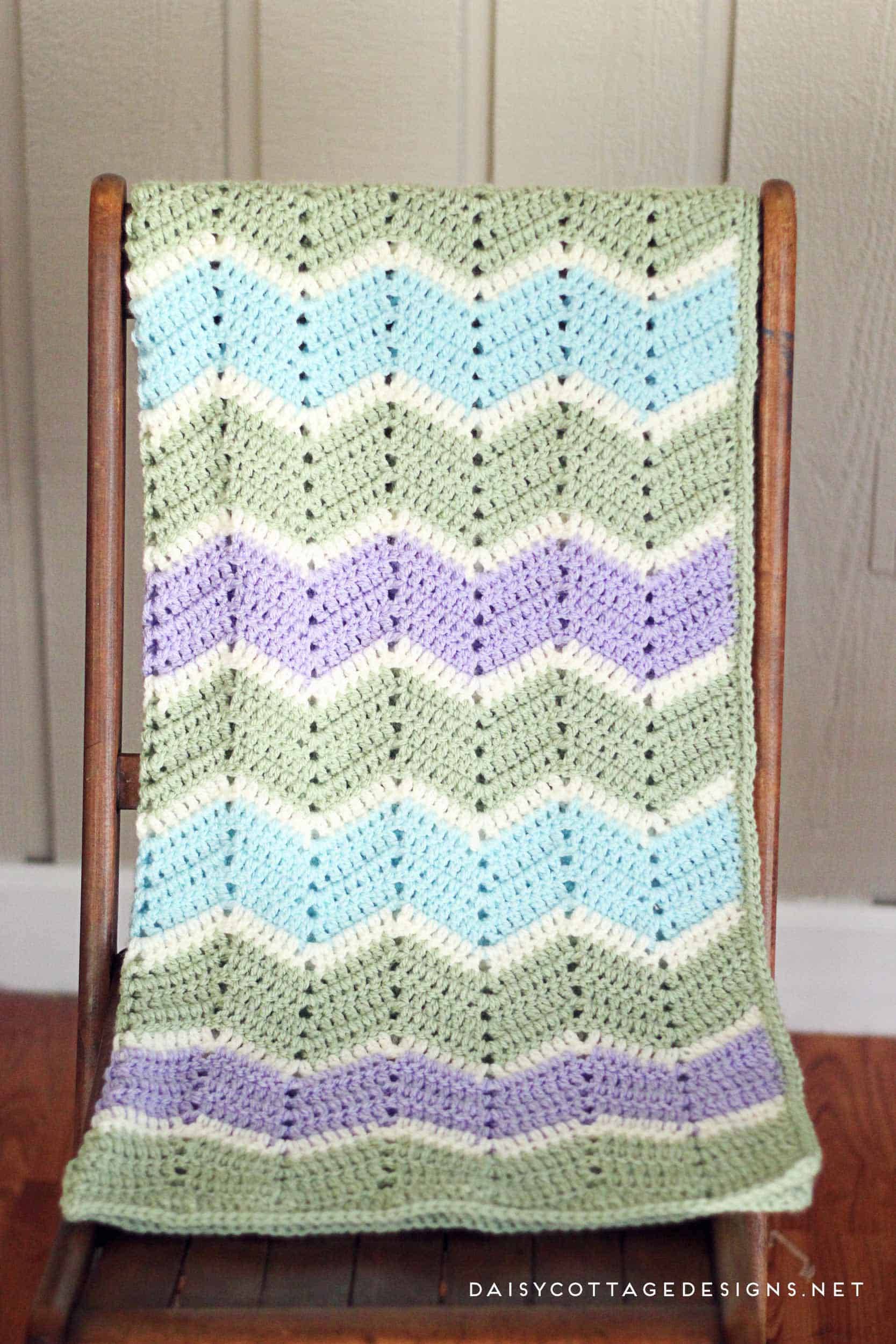 30 4 Colour Crochet Blanket Patterns Image
