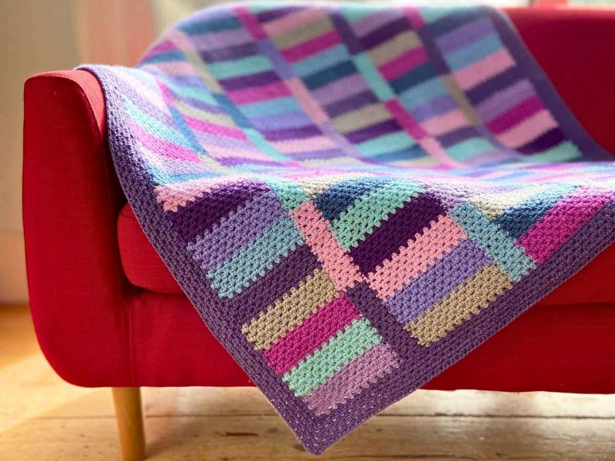 30 4 Colour Crochet Blanket Patterns Image