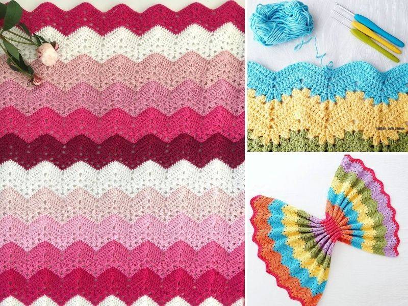 30 4 Colour Crochet Blanket Patterns Image