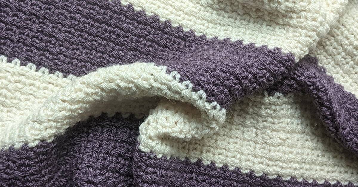 33 Two Tone Crochet Blanket Patterns Image