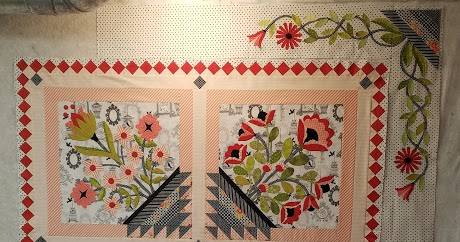 9 Applique Vines and Flowers Image
