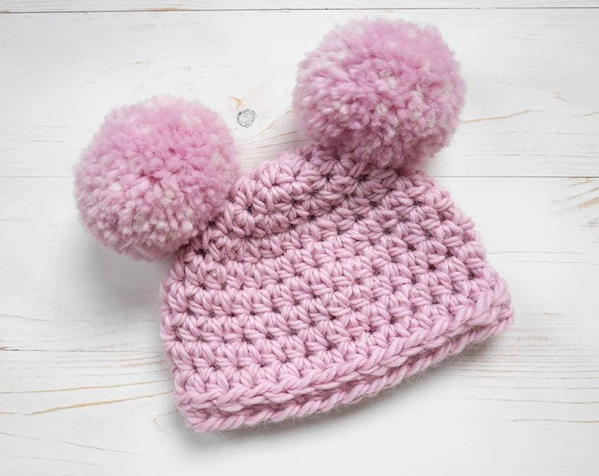 32 Easy Crochet Newborn Beanie Patterns Image