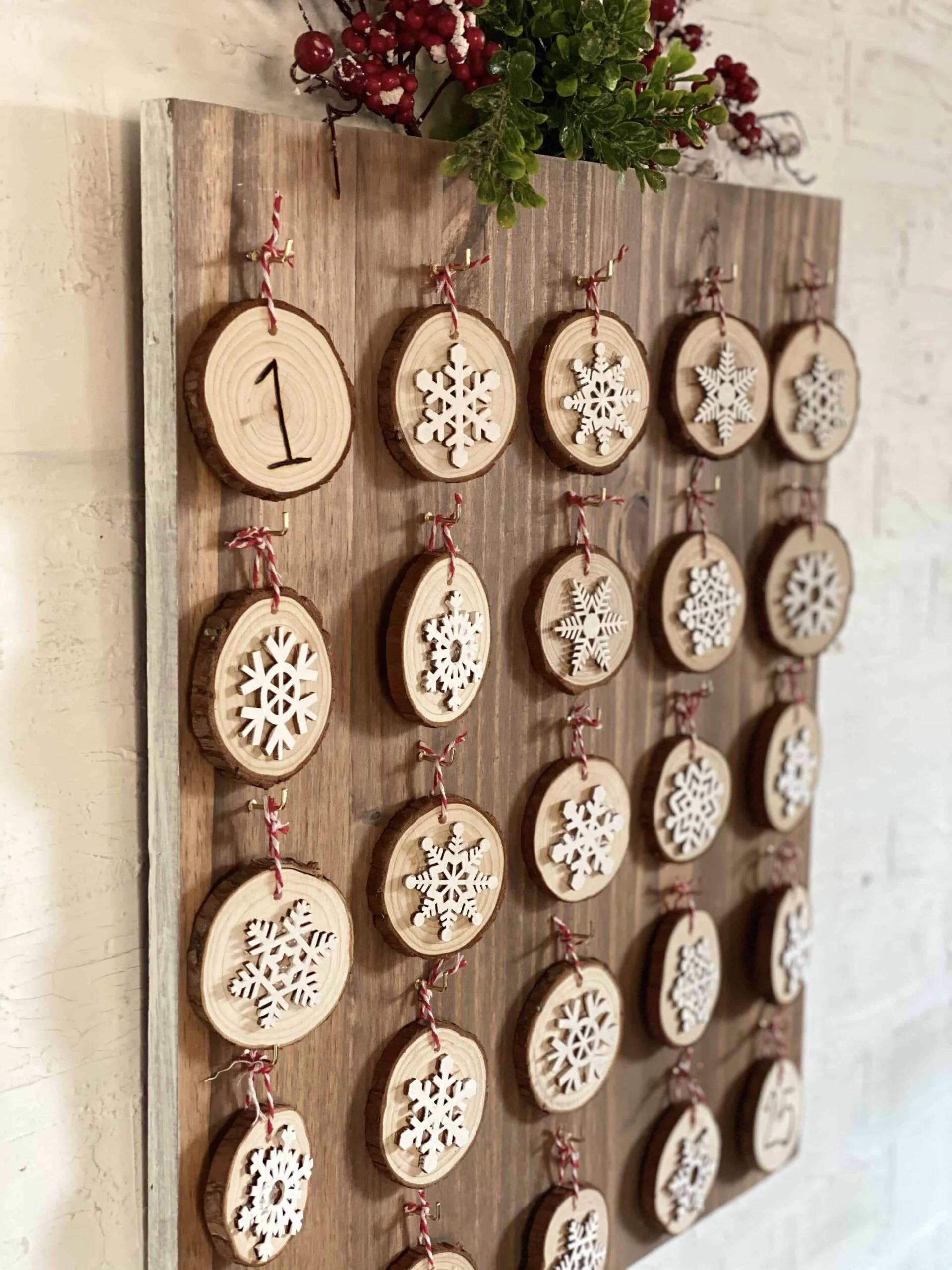 32 DIY Wooden Advent Calendar Ideas Image