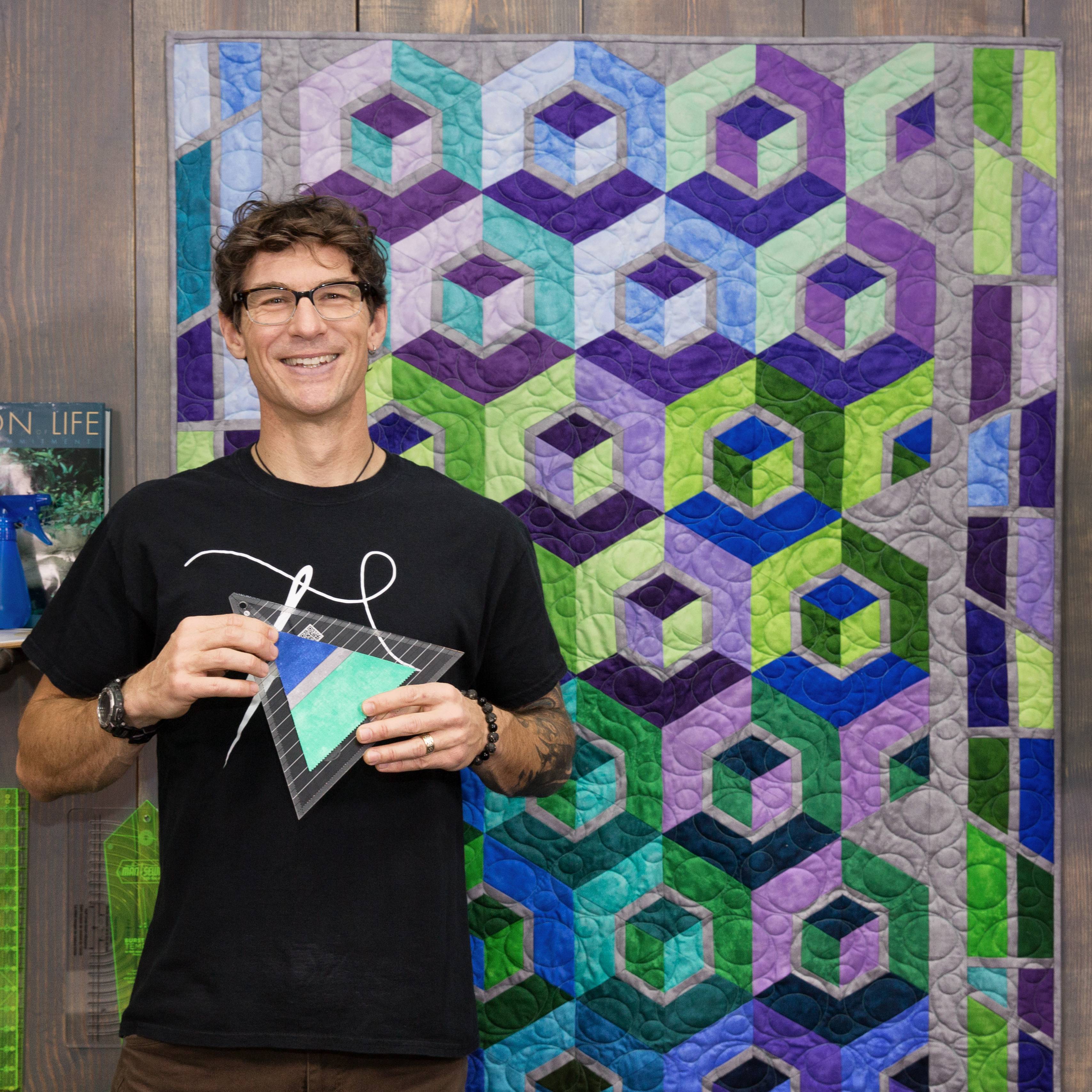 27 EPP Quilt Patterns Tumbling Blocks Image