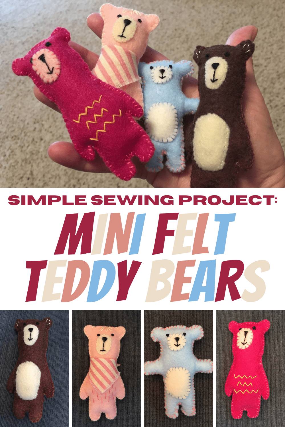 36 Sewing Felt Projects for Beginners Image