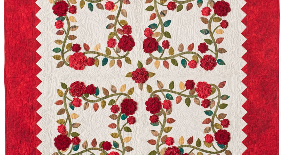 9 Applique Vines and Flowers Image