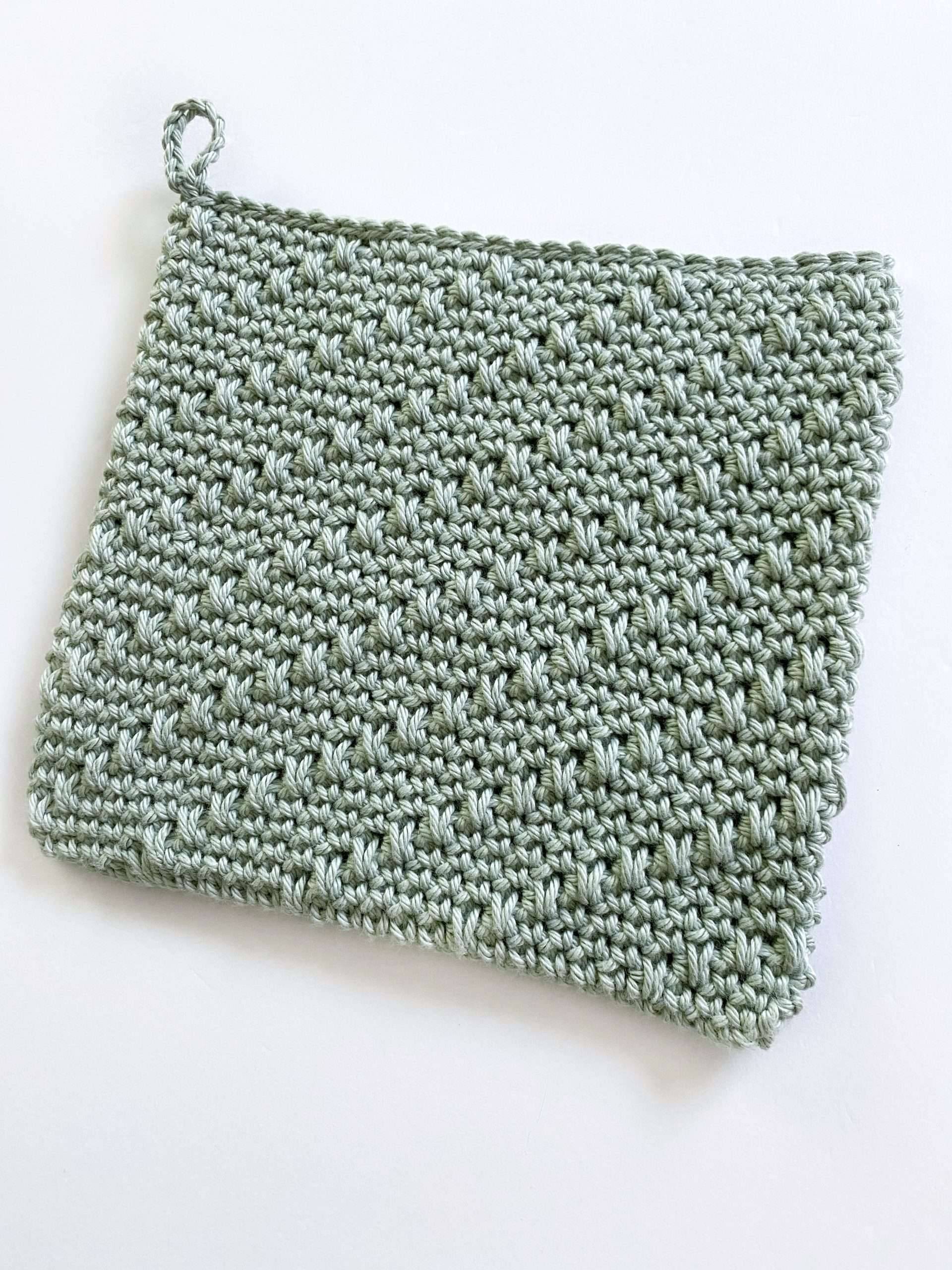 37 Tunisian Crochet Pot Holders Patterns Image