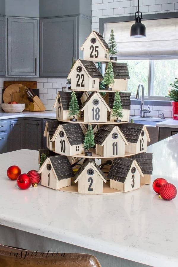 32 DIY Wooden Advent Calendar Ideas Image