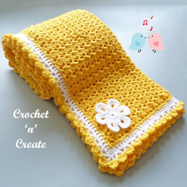31 Yellow Crochet Blanket Patterns Image