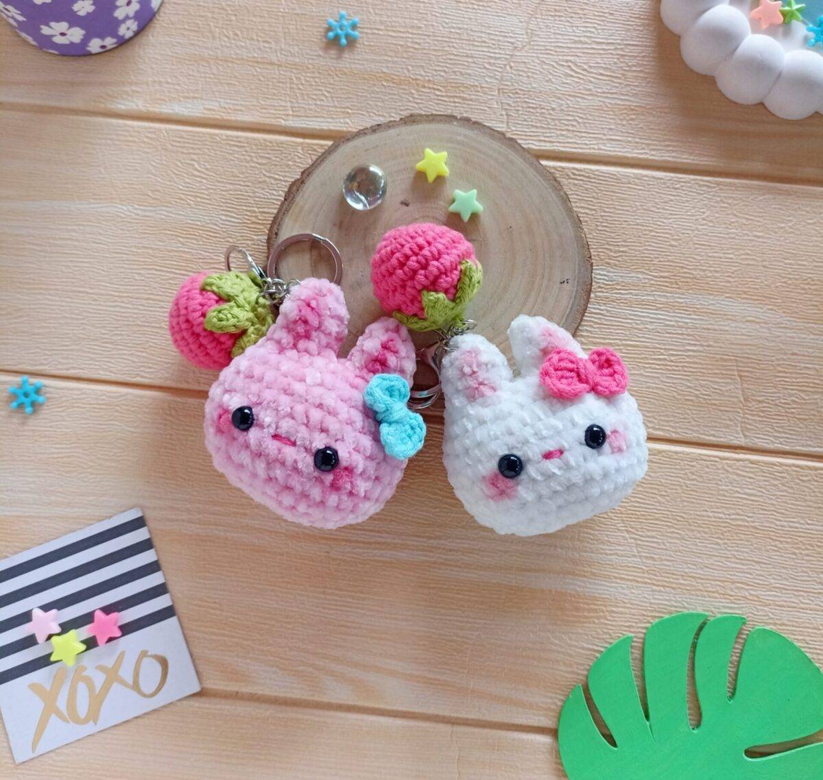30 Crochet Easter Keychain Patterns Image