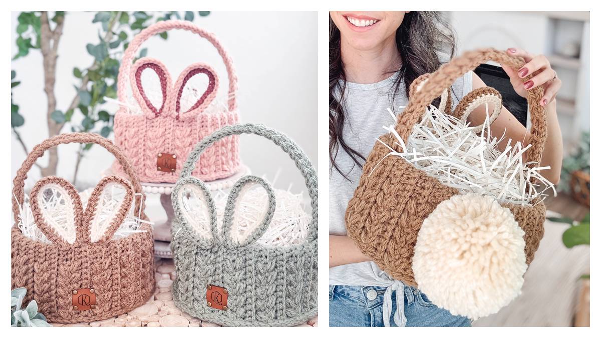 37 Crochet Easter Basket Patterns Image