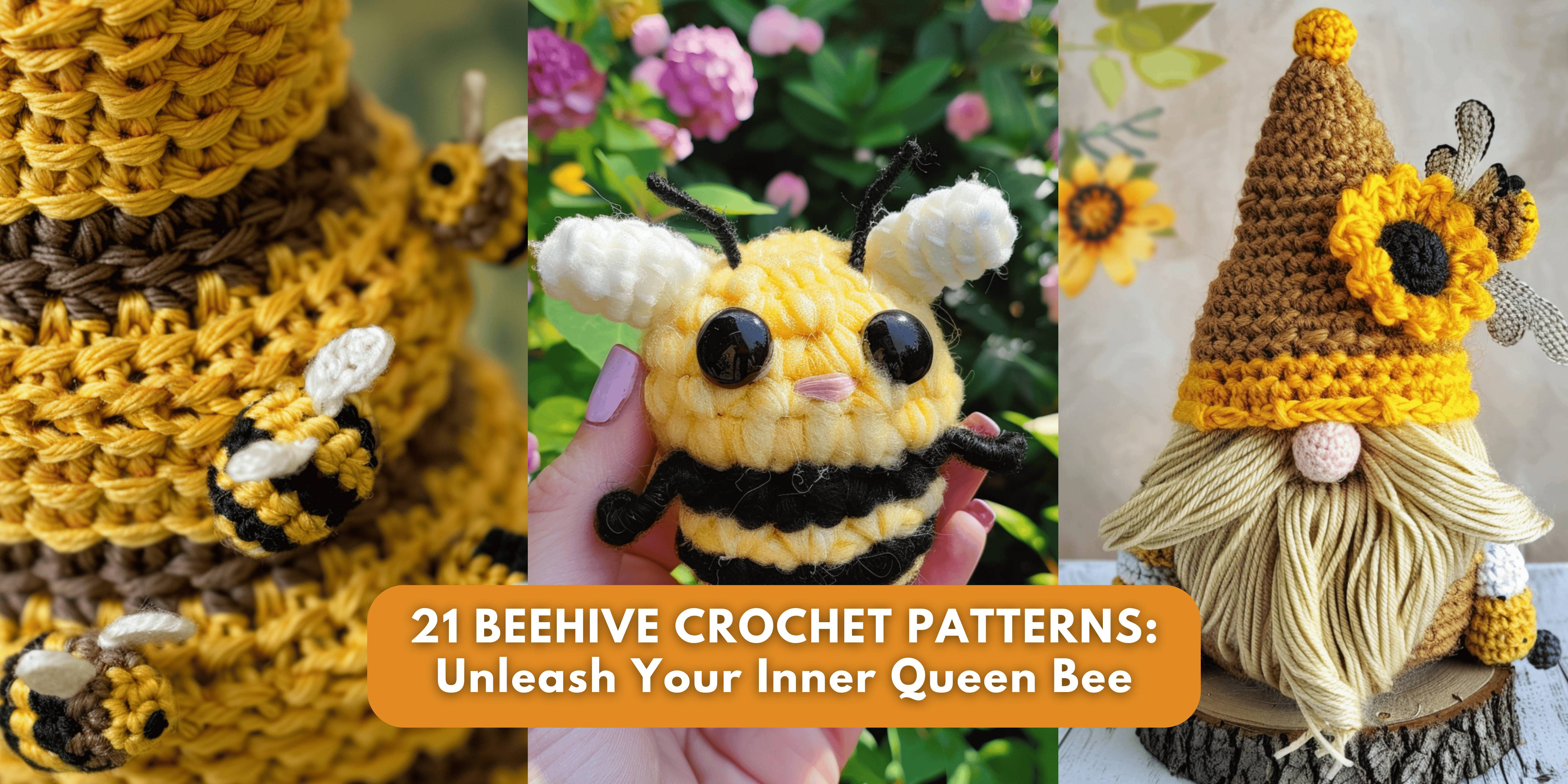 33 Crochet Bee Applique Patterns Image