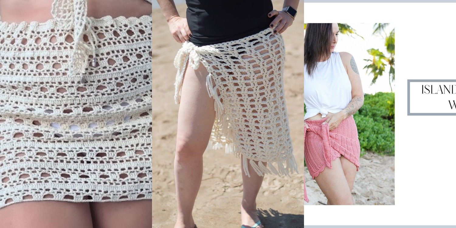 21 Crochet Beach Skirt Patterns