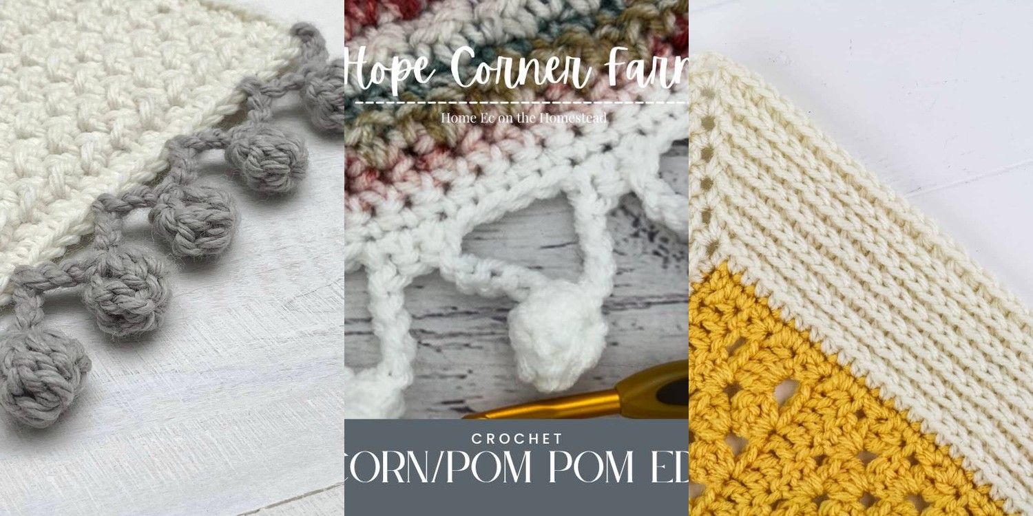 34 Crochet Blanket Edges Ideas