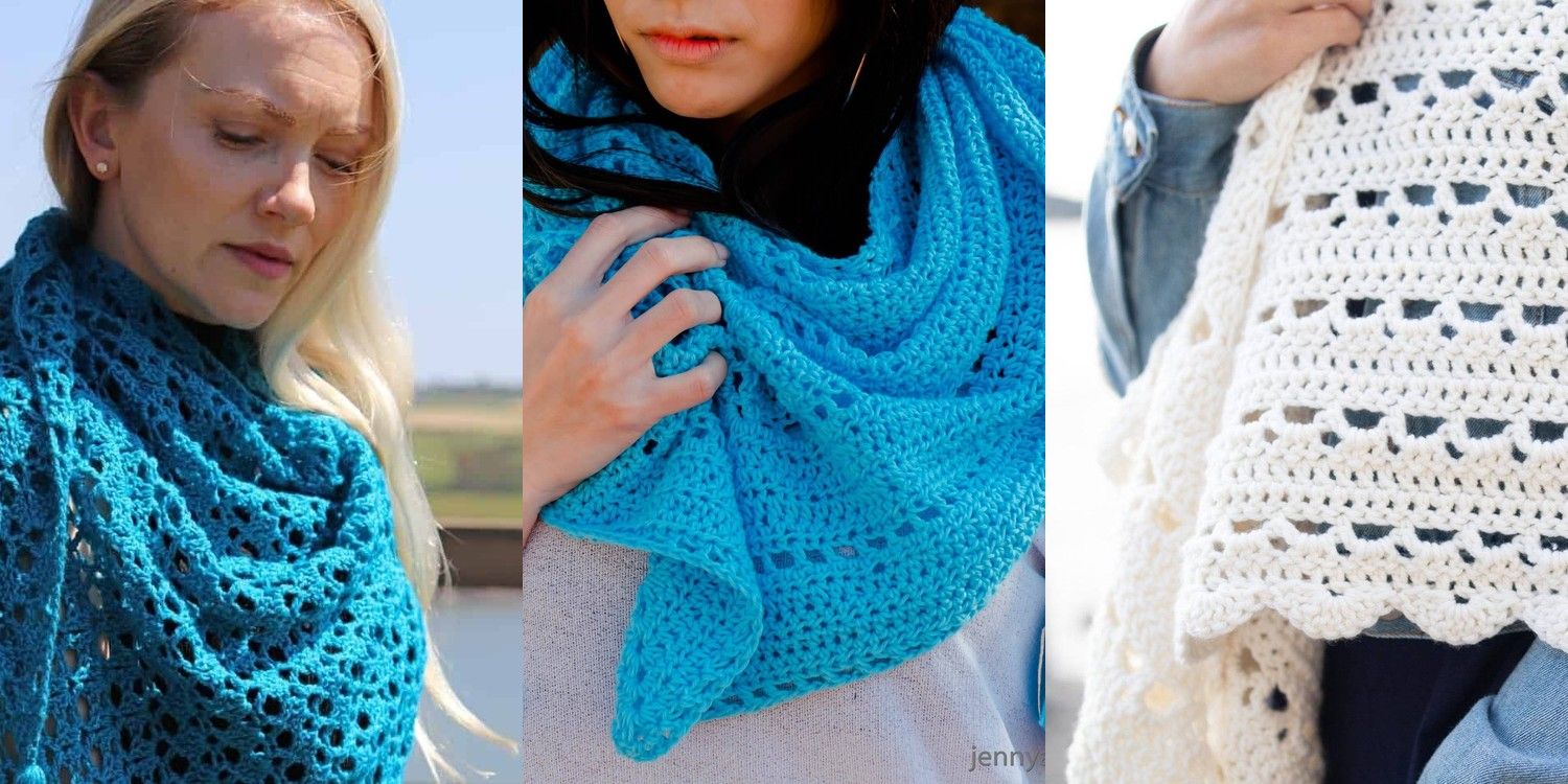 31 Crochet Border for Triangle Shawl Ideas
