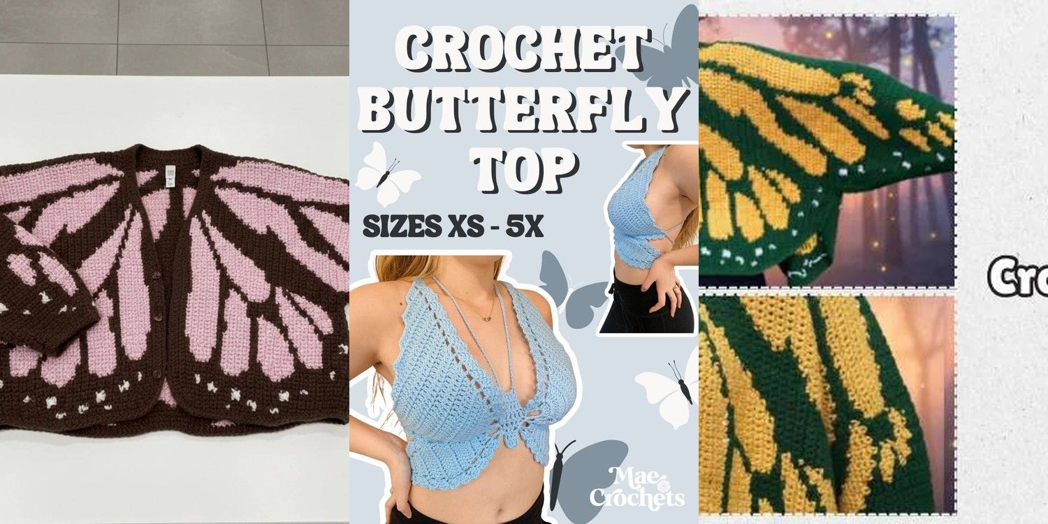 33 Crochet Butterfly Patterns