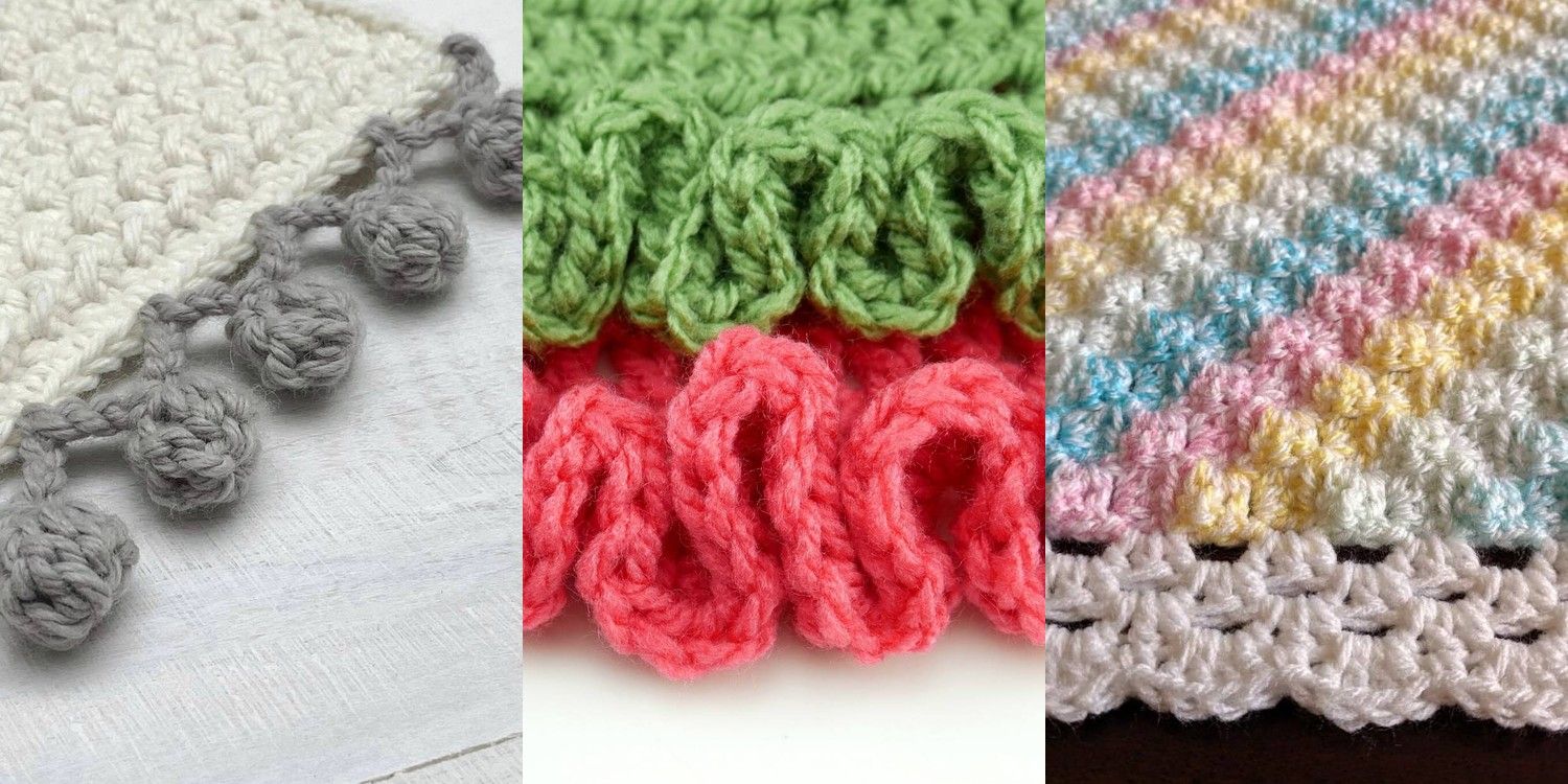 30 Crochet Edgings and Borders Free Patterns