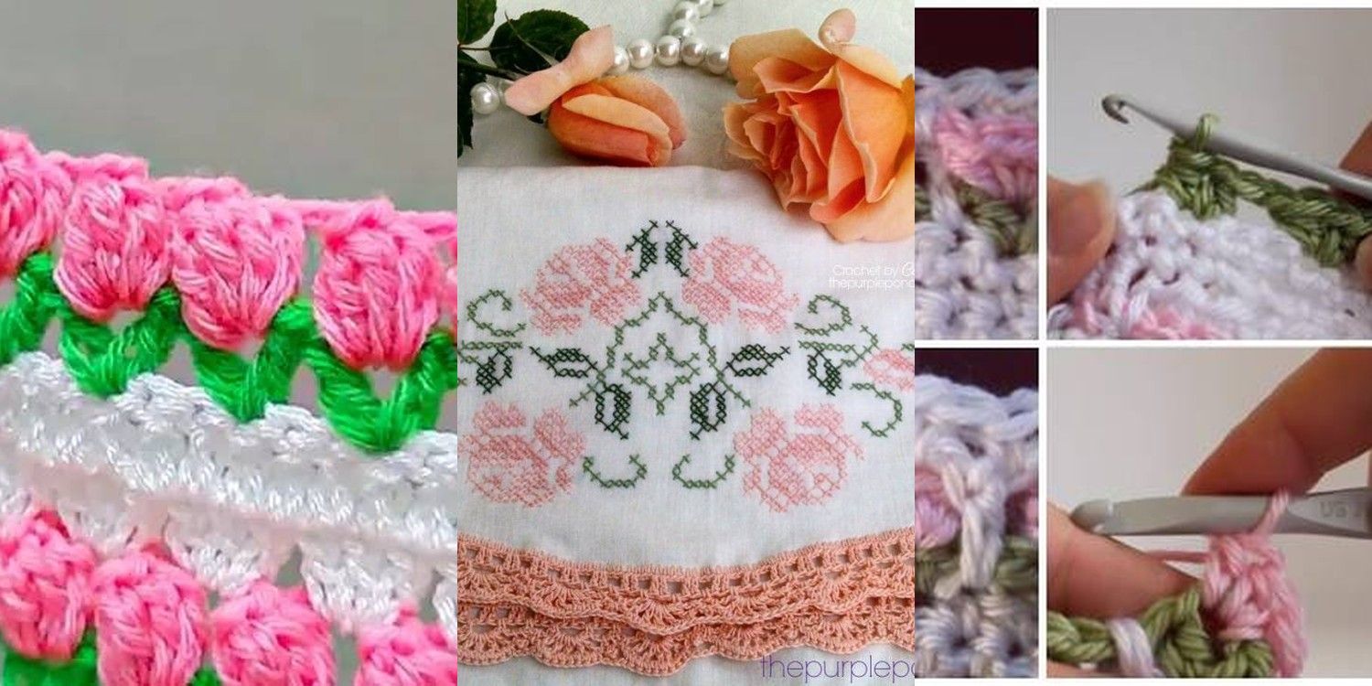 7 Crochet Floral Border Ideas