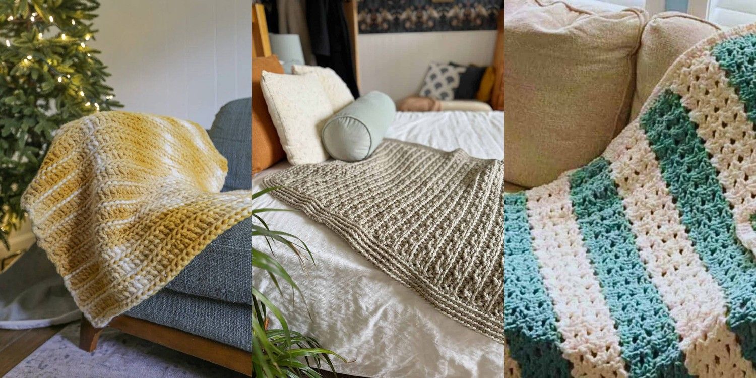 30 Crochet Ribbed Blanket Patterns