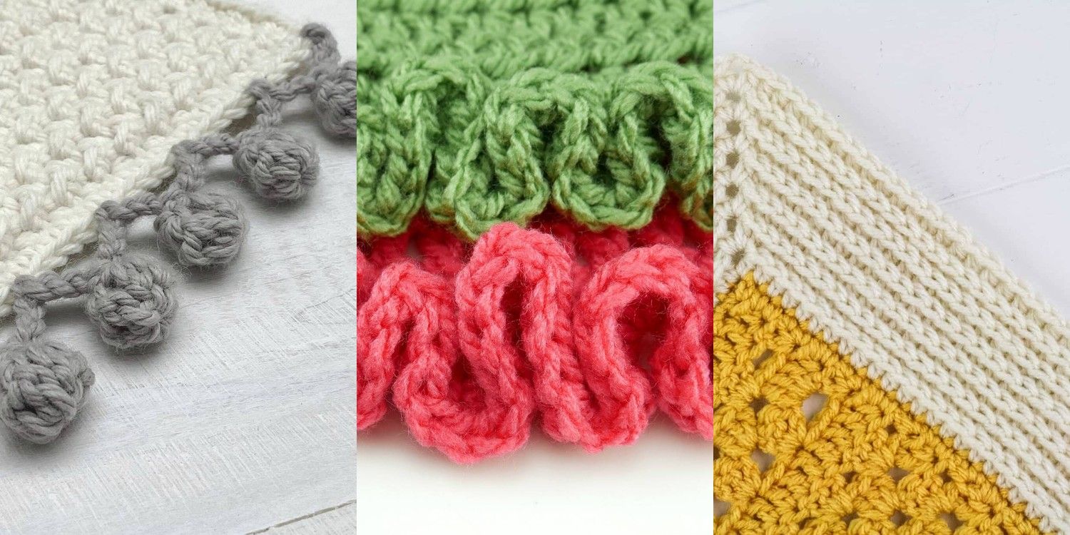 31 Crochet Trims and Borders Ideas