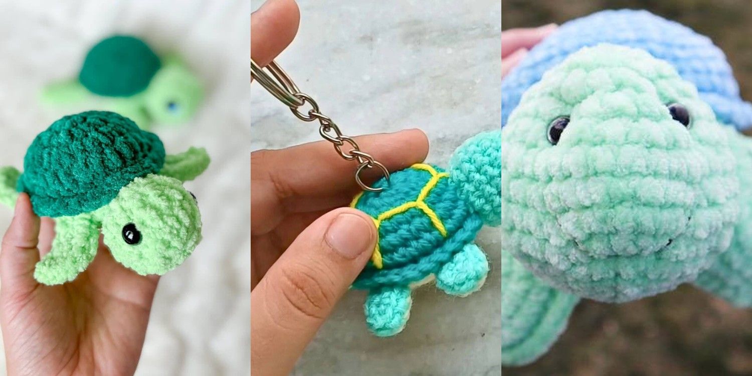28 Crochet Turtle Applique Patterns