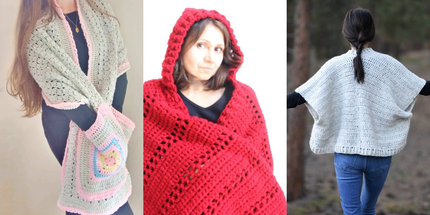 32 Crochet Wrap Sweater Patterns