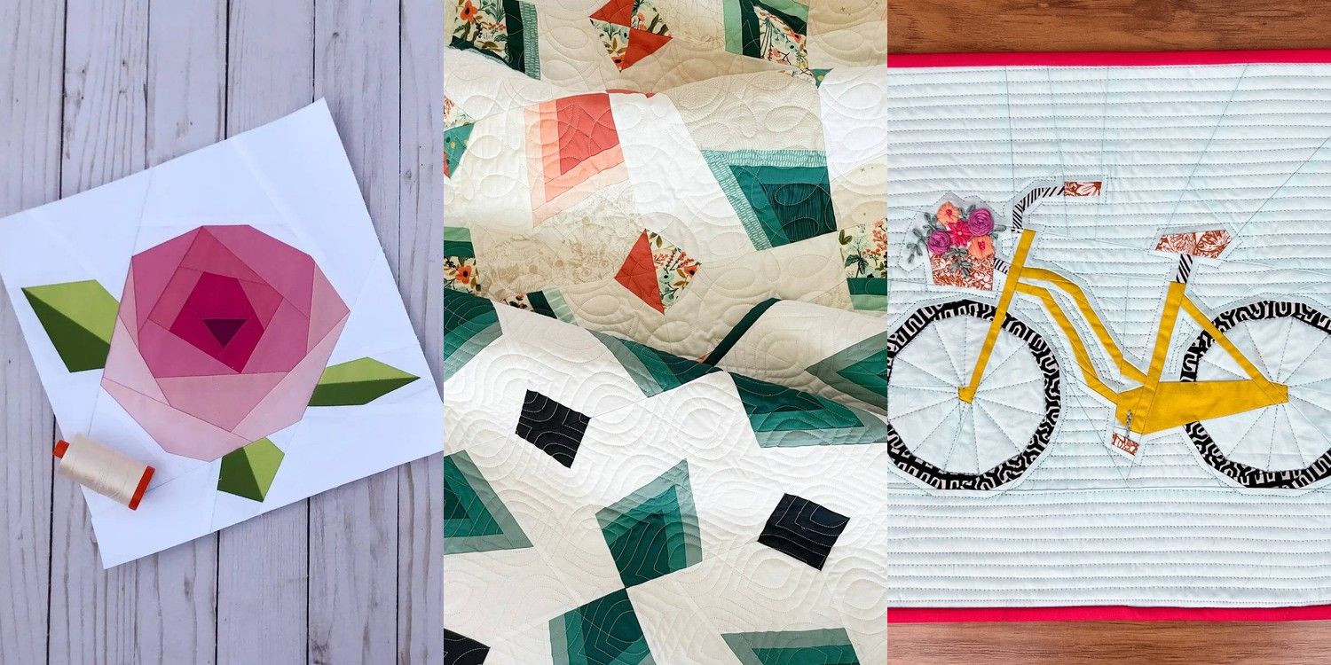 12 EPP Diamond Quilt Patterns