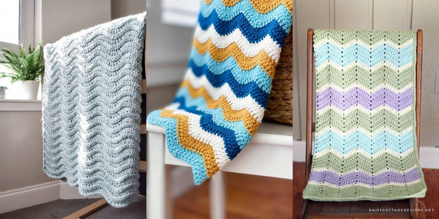 29 Exaggerated Ripple Crochet Patterns