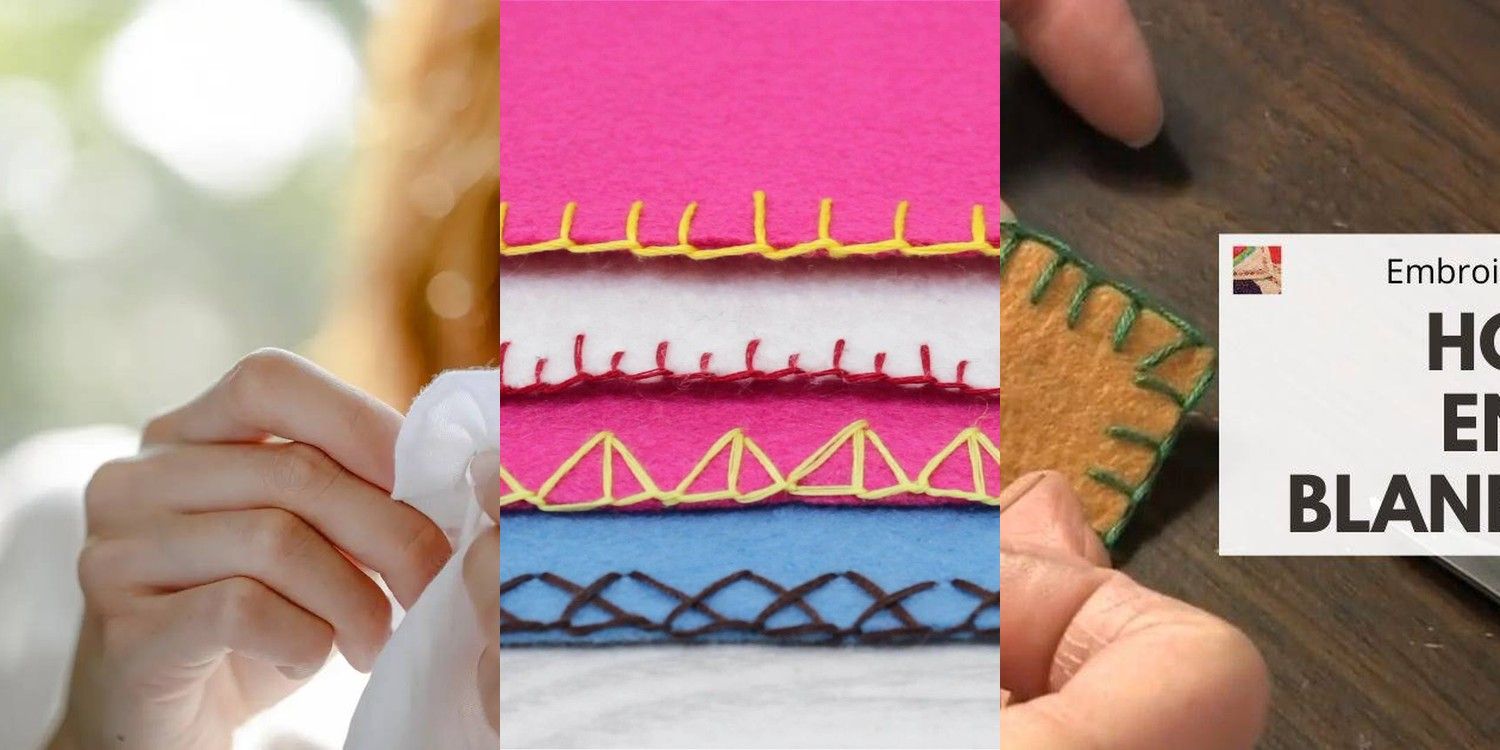 11 Felt Embroidery Ornaments