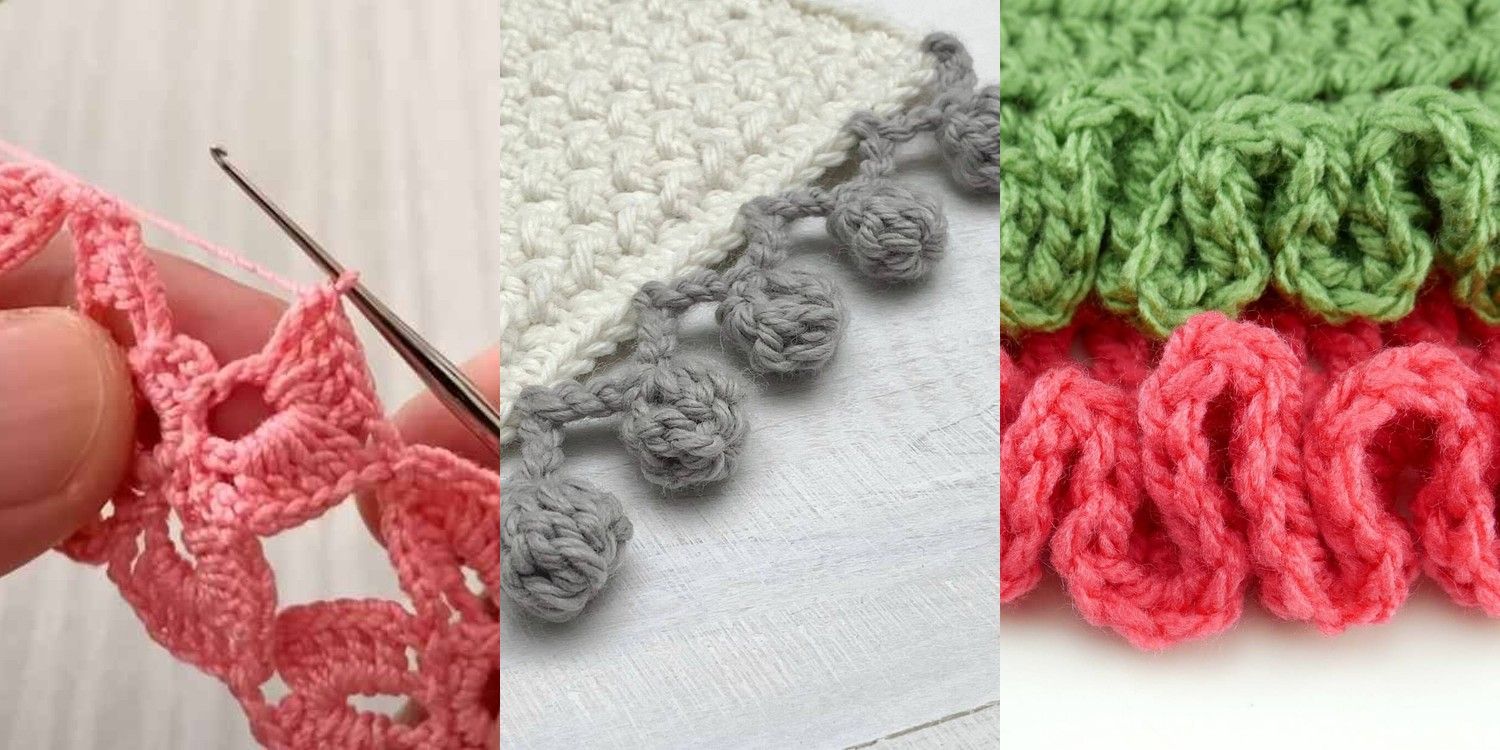 34 Free Crochet Edging Patterns