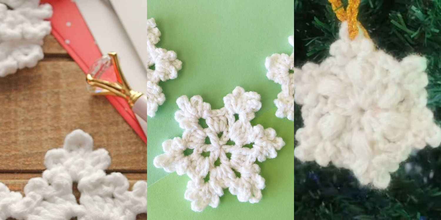 31 Free Crochet Snowflake Patterns