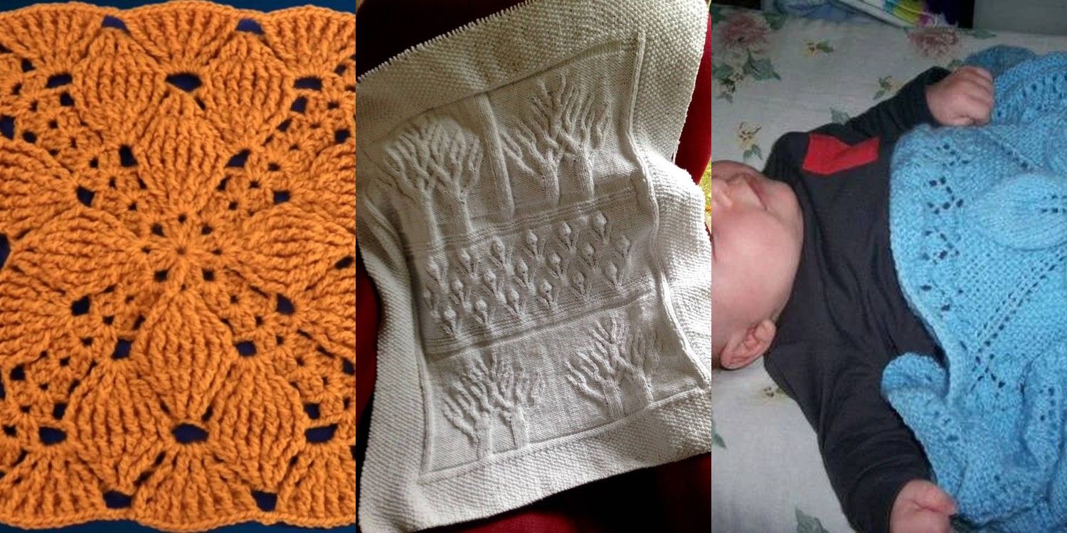 35 Leaf Baby Blanket Knitting Patterns
