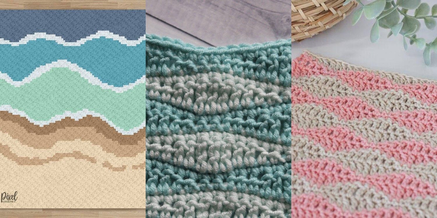 30 Ocean Waves Crochet Patterns