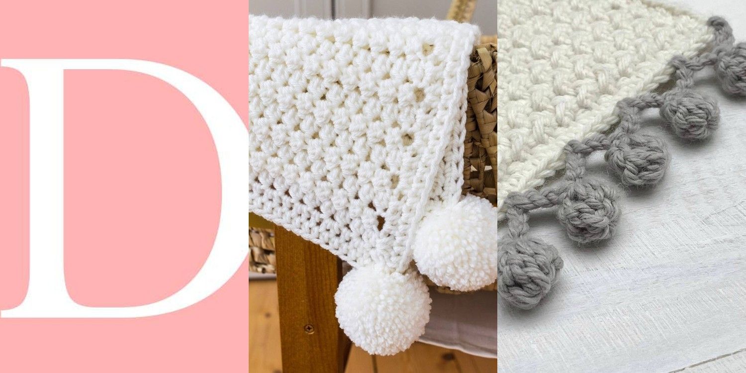 22 Pom Pom Border Crochet Patterns