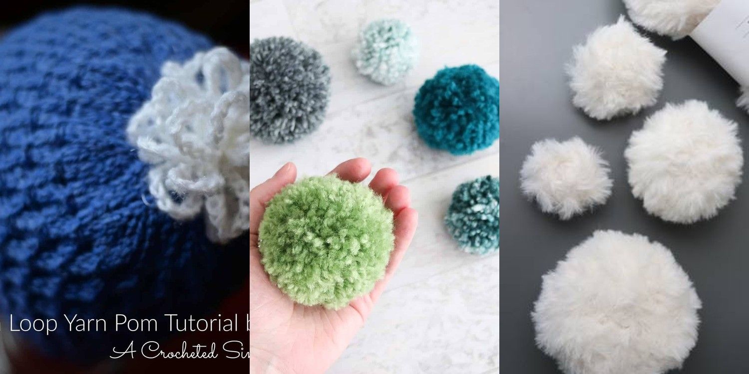 27 Pompom Yarn Patterns